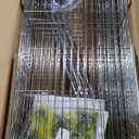 FDW 48"L18"W82"H Wire Shelving Unit Storage Cart Metal Shelf Rolling Utility Cart 2100Lbs Capacity with 6 Tier Casters Adjustable Layer Rack Strong Steel for Restaurant Garage Pantry Kitchen,Chrome