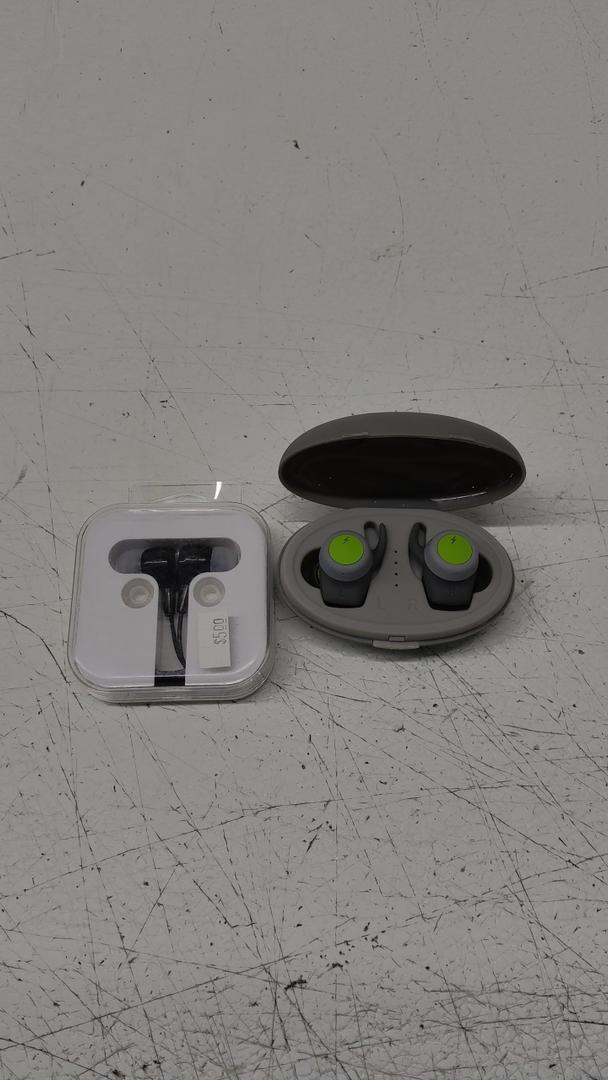 Headphones Two Pack Set Wired And Wireless