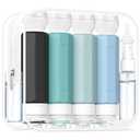 Redfly 17PCS Travel Bottles for Toiletries, TSA Approved Silicone Travel Size Containers, Leak Proof Toiletry Containers for Shampoo, Conditioner, Lotion & Creams Gray