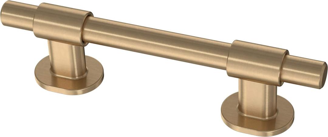 Franklin Brass Adjusta-Pull (5-Pack) Adjustable Drawer Pulls | Fits 1-3/8 to 4 Inch Hole Centers | Champagne Bronze Cabinet Handles| Francisco P44364-CZ-B