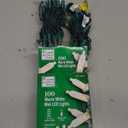Home Accents Holiday 100ct Warm White LED Mini String Lights w/Green Wire NEW