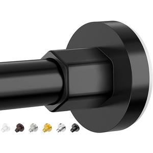 Matte Black M10 Threaded Extension Rod for Pendant Light, Island Lighting, Chandeliers,Lighting Fixture downrods & Stems,4 Inches