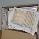 Patelai 321 Pcs Floral Baby Shower Game Decorations Set 5 Games Include Floral Baby Shower Bingo Word Scramble Description The Price Don't Say The Word Pencil Clothespins for Flower Game Party Decor