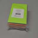 Paper Junkie Lined Sticky Notes in Bright Neon Colors, Self-Stick Memo Notepad 4 inch x 6 inch for Office & School - Pack of 8 Post Notes - 2 Pack