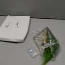 2 Pieces Gold Wall Decor Hanging Planters with Artificial Plants Metal Vase Indoor Plants Holder Modern Geometric Wall Art for Home Bathroom Bedroom Living Room Office(Aquatic Plant,Small)