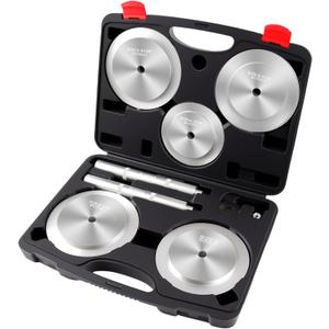 BILITOOLS Truck Hub Seal Installer Kit, Bearing Race and Seal Driver Set Heavy Duty for Class 7 & Class 8