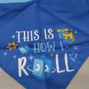 Hanukkah Dog Bandanas 2 Pack Chanukah Menorah Pet Scarf Set Reversible Triangle Bibs Kerchief Gift for Dog Pet Holiday Costume Accessories