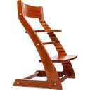FORNEL Adjustable Wooden High Chair for Babies, Toddlers & Kids | The Grow-with-Me Chair from 6 Months to 200 lbs | Modern, Easy to Clean Dining Chair (Walnut)