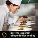 FUTURO Ultra Sheer Pantyhose for Women, Large Size, Mild Compression (8-15 mm/Hg), Improves Circulation to Minimize Swelling, Relieves Tired & Achy Legs, Reinforced Toe & Heel (71018FCNEN)