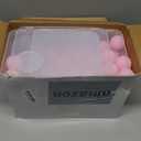 Vinsot 6 Sets Baby Shower Games Bridal Funniest Baby Shower Play, Interactive Shaking Balls for Boy or Girl, Table Tennis Twerk Game (Pink)