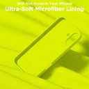 Magnetic for iPhone 16 Case, Compatible with Magsafe, Suction Cup Phone Mount, [2 Screen Protectors][Camera Lens Protector] Silicone Shockproof Protective Slim Phone Cover 6.1", Neon Yellow