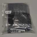 homing Rectangle Table Cloth Cover, Waterproof Polyester Elastic Fitted Tablecloth, Fits for 6 Foot Folding Tables, Washable Table Protector for Picnic, Camping, Outdoor (Black, 30" x 72")