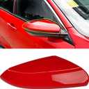 Moonlinks Compatible with 2016-2021 Honda Civic Passenger Side Mirror Cover Replacement,Red Mirror Cap for 10th Gen Civic,2019-2022 Insight,Right Side(1PC)