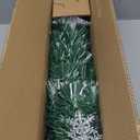 3 ft. Pre-Lit Fiber Optic Artificial Christmas Tree with Multi-Color Lights Snowflakes