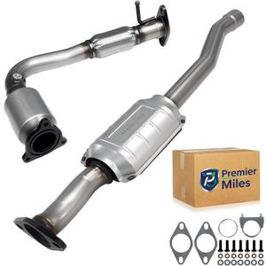 Catalytic Converter Compatible with Chevrolet Equinox 2010-2014, GMC Terrain 2010-2014 Captiva Sport 2012-2015 2.4L (Front&Rear) (EPA Compliant