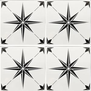 4 Pieces Reusable Tile Stencil 12 x 12 Inches - Geometric Style | DIY Wall Templates for Home Decor and Craft Projects