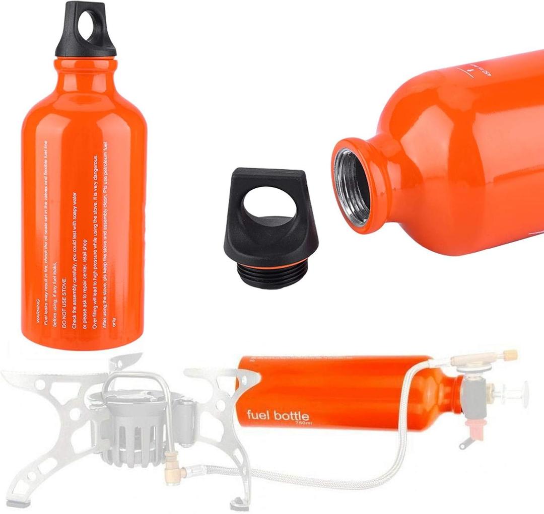 Fuel Storage Bottle, 530ML Portable Gas Stove Oil Containers Fuel Storage For Outdoor Camping Hiking, Fuel Bottle
