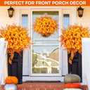 2 x 16 Bundles Artificial Mums for Outdoors Garden Home Decoration Fake Mums 2 Style Faux Silk Daisy for Outside Planter Front Porch Patio Indoor Home Wedding Garden Porch Window Box Planter Decoration