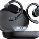 O3 Bluetooth Wireless Earbuds Open Ear Headphones with Ai Translation Real Time, Customized EQ via App, Ai-Enhanced Clear Calls, Over-Ear Lightweight Comfort -Black