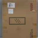 Rattan Wall Mounted Mirror 24"x32" Wood Framed Farmhouse Hanging Bathroom Mirror Decorative Rectangle Wall Mirror Leaning Against for Bedroom Living Room (Nature)