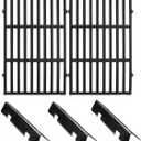 Replacement Parts Kit for Weber Spirit II 200 Series Grills - Grill Grates (7637, 7849) & Flavorizer Bars (7635, 69796, 3400301) - Compatible with E210, S210, E220, S220, GS4 Spirit Models