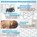 W10728159 Dishwasher Lower Rack for Whirlpool Kitchenaid Dishwasher Rack