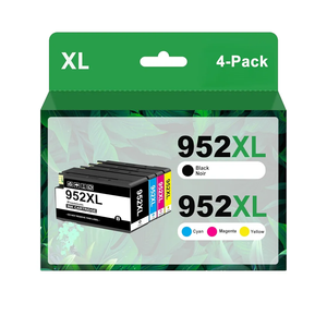 952XL Ink Cartridge Replacent for HP 952XL 952 XL Use with Officejet Pro 7740 8210 8710 8720 8740 8715 7720 8725 8730 (4 Packs,Black, Cyan, Magenta, Yellow)