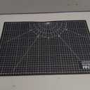 XNM Premium Self Healing Cutting Mat - 12 Inches by 18 inches - A3, 3 Layer Quality PVC Construction - Dual Sided, Imperial and Metric Grid Lines - Perfect for Cutting, Sewing, and Crafts