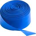SWIMLINE HYDROTOOLS 8704 Economy Kink-Free PVC Backwash Hose 50' X 1.5" For Swimming Pools | Pool Hose | Heavy Duty | Chemical Resistant | Versatile | Kink Free | Lay Flat | UV Resistant | Drain Hose (Classic Blue)