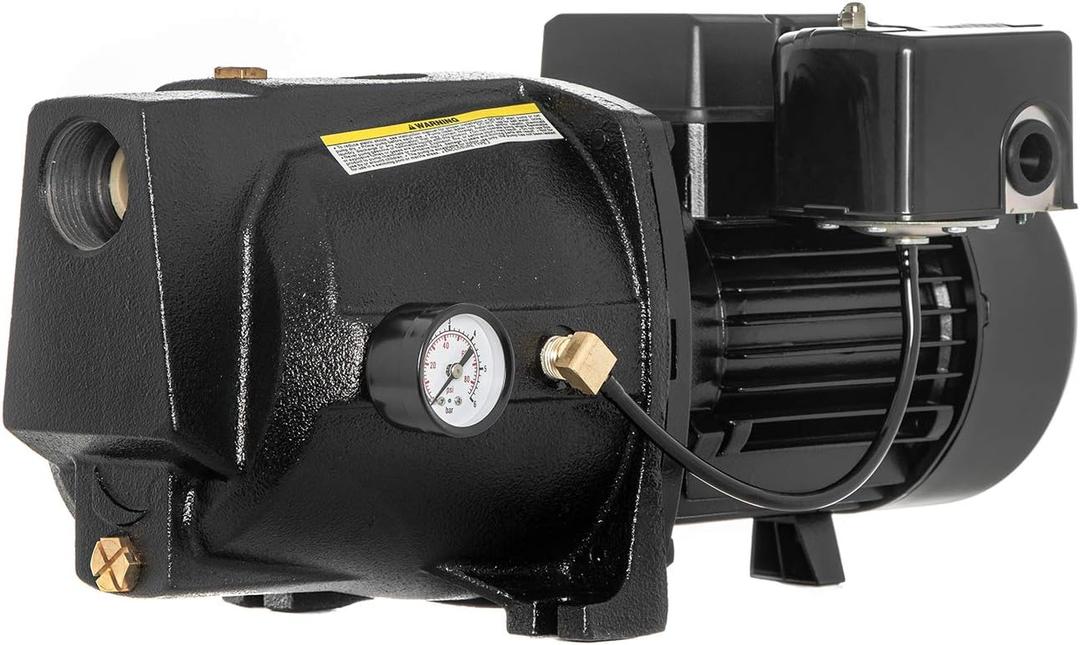 RainBro 1 HP Cast Iron Shallow Well Jet Pump For Wells Up To 25 ft., Shallow Well Water Pump, Model# CSW100 RainBro 1 HP Cast Iron Shallow Well Jet Pump For Wells Up To 25 ft., Shallow Well Water Pump, Model# CSW100