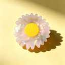 3 Pack Flower Hair Claw Clips for Women Big Cute DaisySunflower Hair Clips 90s Flower Claw Clip Hair Barrettes