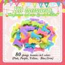 80 Pcs Easter Decorations Cute Sponges Bunnies Vase Filler Easter Bunny Rabbit Spring Indoor Decor for Tiered Tray and Table Decorations for Home