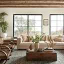 Loloi Magnolia Home by Joanna Gaines Sinclair Collection SIN-05 Jade/Sand 3'-6" x 5'-6", .25" Pile Height, Machine Washable, Accent Rug