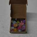 44 Pcs Halloween Luminous Mini Figures 44 Style Glow in The Dark Little Small Resin Miniatures Bulk Pumpkin Ghost Skull Figures to Hide for Halloween Party Gifts DIY Craft Scene Decor