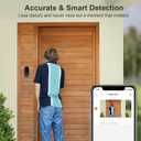 ZIG1 Doorbell Camera Wireless No Subscription, 1080p Video Doorbell with Chime, 2-Way Audio, Night Vision, 2.4G Wi-Fi, Indoor Outdoor