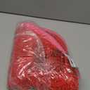 Timgle 2 Pcs Valentines Heart Shaped Rugs Galentine Day Love Bath Mats Cute Chenille Rugs Non Slip Washable for Home Entrance Bathroom Shower Floor Decor, 20'' x 24'' (Red Rose White)