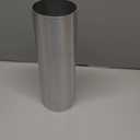 Podavelle 4 Inch 102mm OD Aluminum Intercooler Pipe Piping Air Intake Tube Straight 11.8" 300mm Long, Brushed Finish