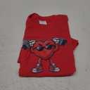Healthy Heart Heart Disease Awareness Weightlifting Funny T-Shirt, Red, S