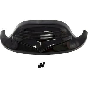 Motorcycle Front Fender Tip Accent Front Fender Tip Trim for Harley Road King Electra Glide Tri Glide 1980-2013 FL, FLHR, FLHTCUTG and Softail 1986-2008 FLSTC (Black)