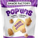 Snack Factory Pop'ums White Cheddar Pretzel Snacks, 9 Oz Bag Pack of 3 (BBD - 07/11/2026)