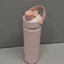 POWCAN 26 oz Insulated Water Bottle with 2-in-1 Straw and Spout Lid, Keep Cold 24H, Leak-Proof, Fits in Car Cup Holder, Stainless Steel Water Bottle for Sports, Travel, and School (Cotton Candy)