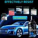 10H Ceramic Coating, Premier Paint Protective Sealer with Super Hardness Ceramic Top Coat for Rain Repellent, Scratch Resistant, High Gloss Finish & Years Longer Protection than Wax -1.7oz