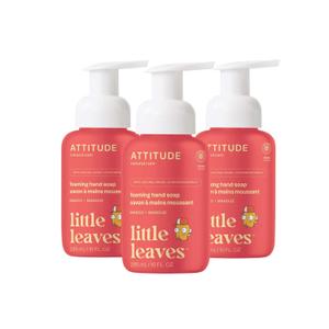 ATTITUDE Foaming Hand Soap for Kids, EWG Verified, Dermatologically Tested, Plant- and Mineral-Based Ingredients, Vegan, Mango, 10 Fl Oz (Pack of 3)