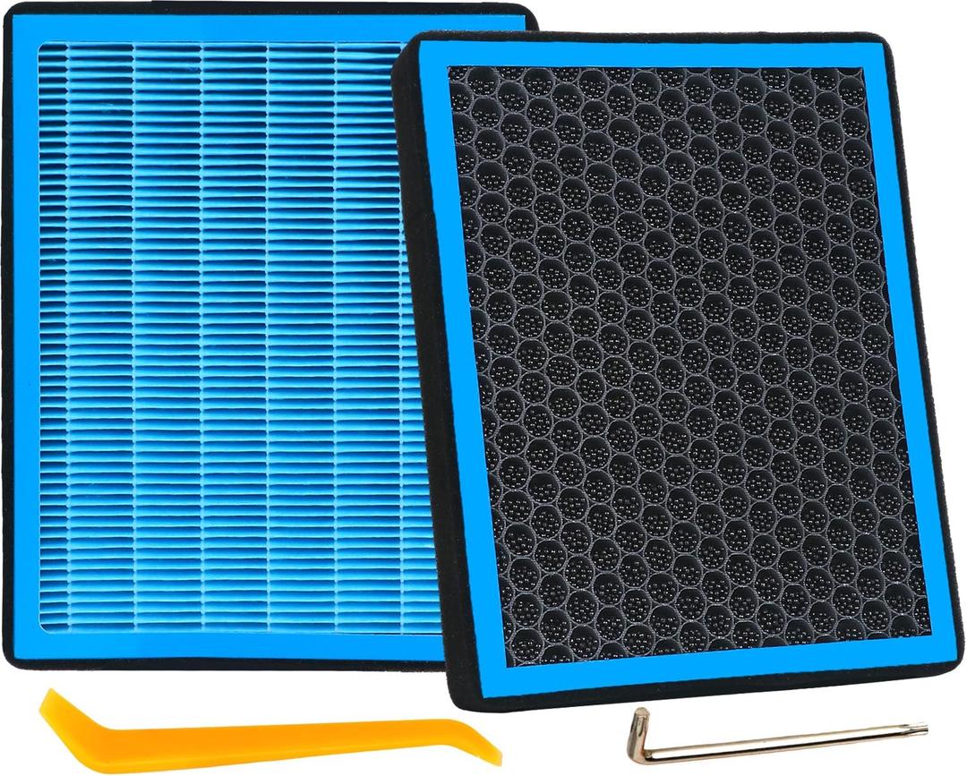 DR3Z19N619A Cabin Air Filter With Activated Carbon For 2015-2022 Ford F150 F250 F350 F450 F550 Super Duty Expedition,Lincoln Navigator, F-150 F-250 F-350 F-450, 2015 2016 2017 2018 2019 2020 2021 2022