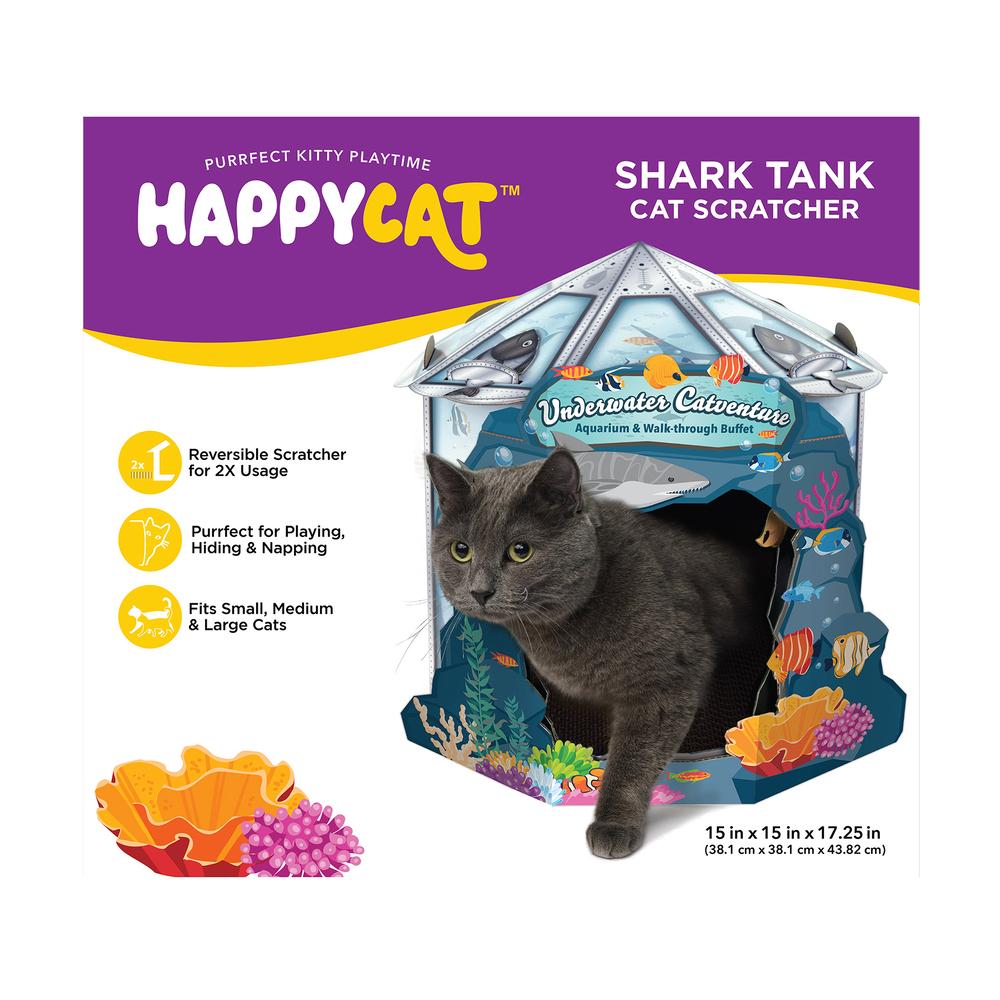 HappyCat™ Shark Tank Cat Scratcher House