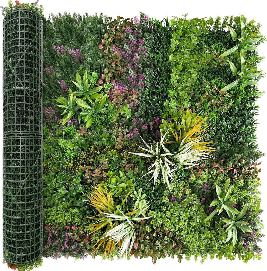 48x120 in (40 Sqft) Artificial Boxwood Grass Wall Hedge Roll