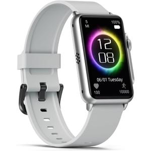FITVII Health Fitness Tracker, 24/7 Blood Pressure Heart Rate Monitor, Smart Watch (Answer/Make Calls) with Blood Oxygen Sleep Tracking Watch, Waterproof Step Calorie Activity Tracker for Women Men