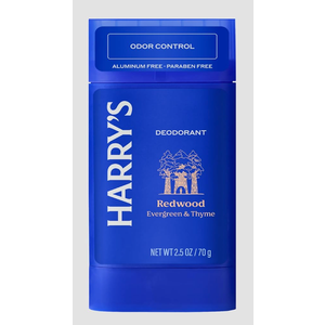 2Pack Harry's Aluminum Free Deodorant for Men Odor Control, Redwood Scent, 2.5 Oz, Men Deodorant Aluminum Free