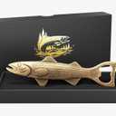 Unique Fish Beer Gifts for Men Vintage Bottle Opener, Fishing Fathers Day Gift Birthday Christmas Valentine Gift for Him Dad Husband Grandpa Boyfriend