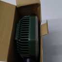 Portable Fan 24000mAh Battery Powered with Remote & LED, 4 Speed Strong Airflow, Desk/Camping/Outdoor/Gym Fan for Office Travel Treadmill Camping Gear